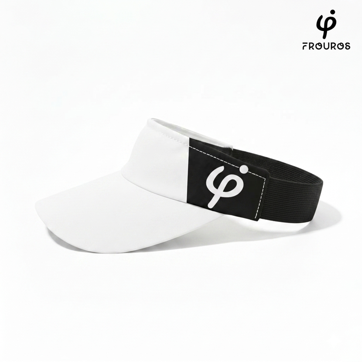 Visera deportiva con banda resorte trasero, ultraligera.